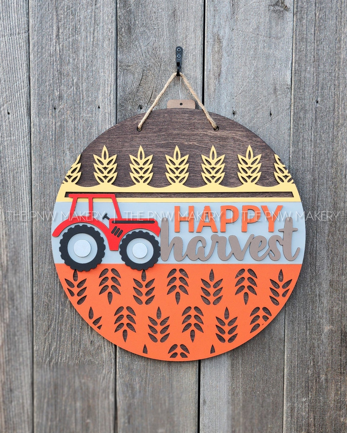 Door Sign - Happy Harvest - 16"