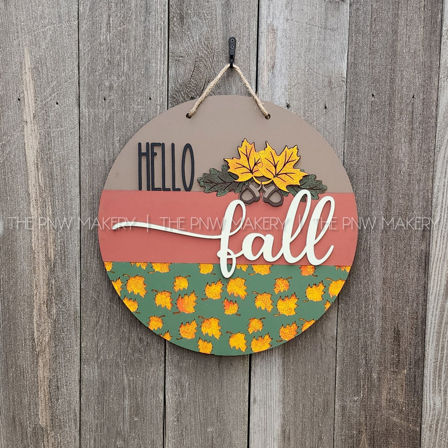 Door Sign - Hello Fall - 16"