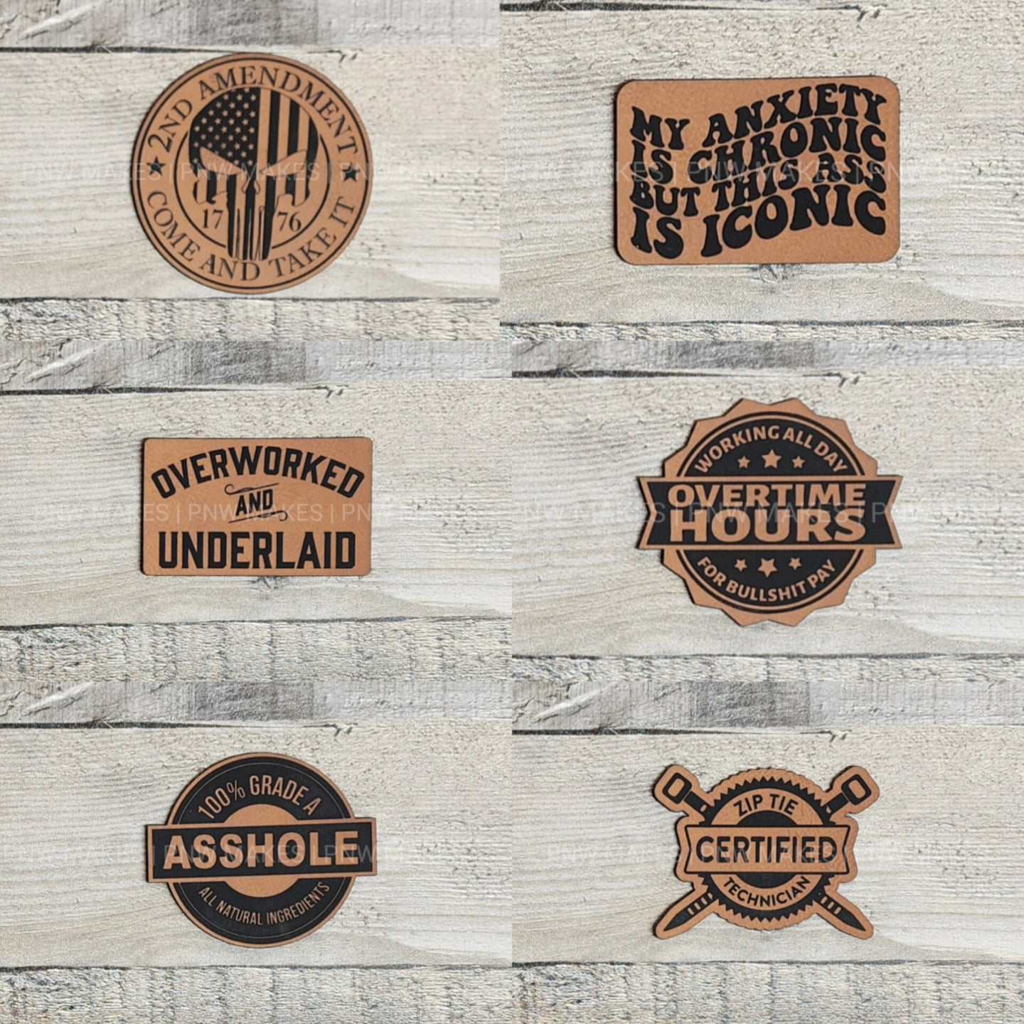 Premium Leatherette Patches