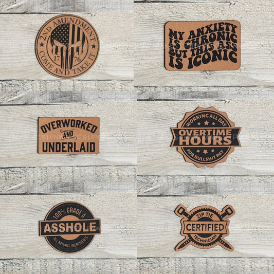 Premium Leatherette Patches