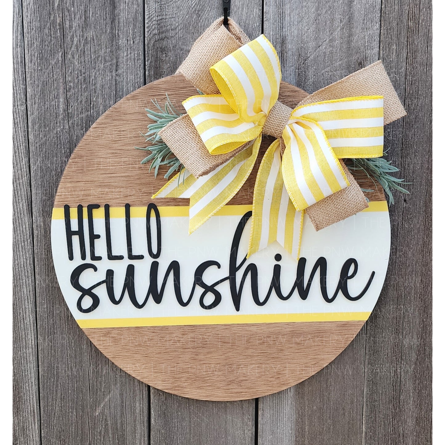 Door Sign - Hello Sunshine - 16"