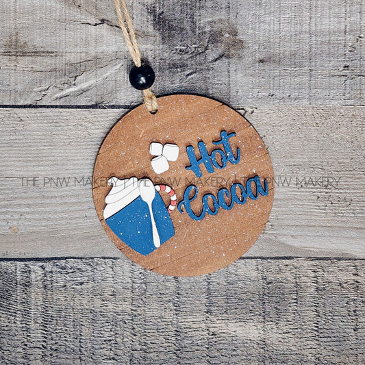 DIY Art Kit - Hot Cocoa Ornament