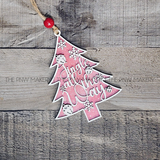 DIY Art Kit - Jingle All The Way Tree Ornament