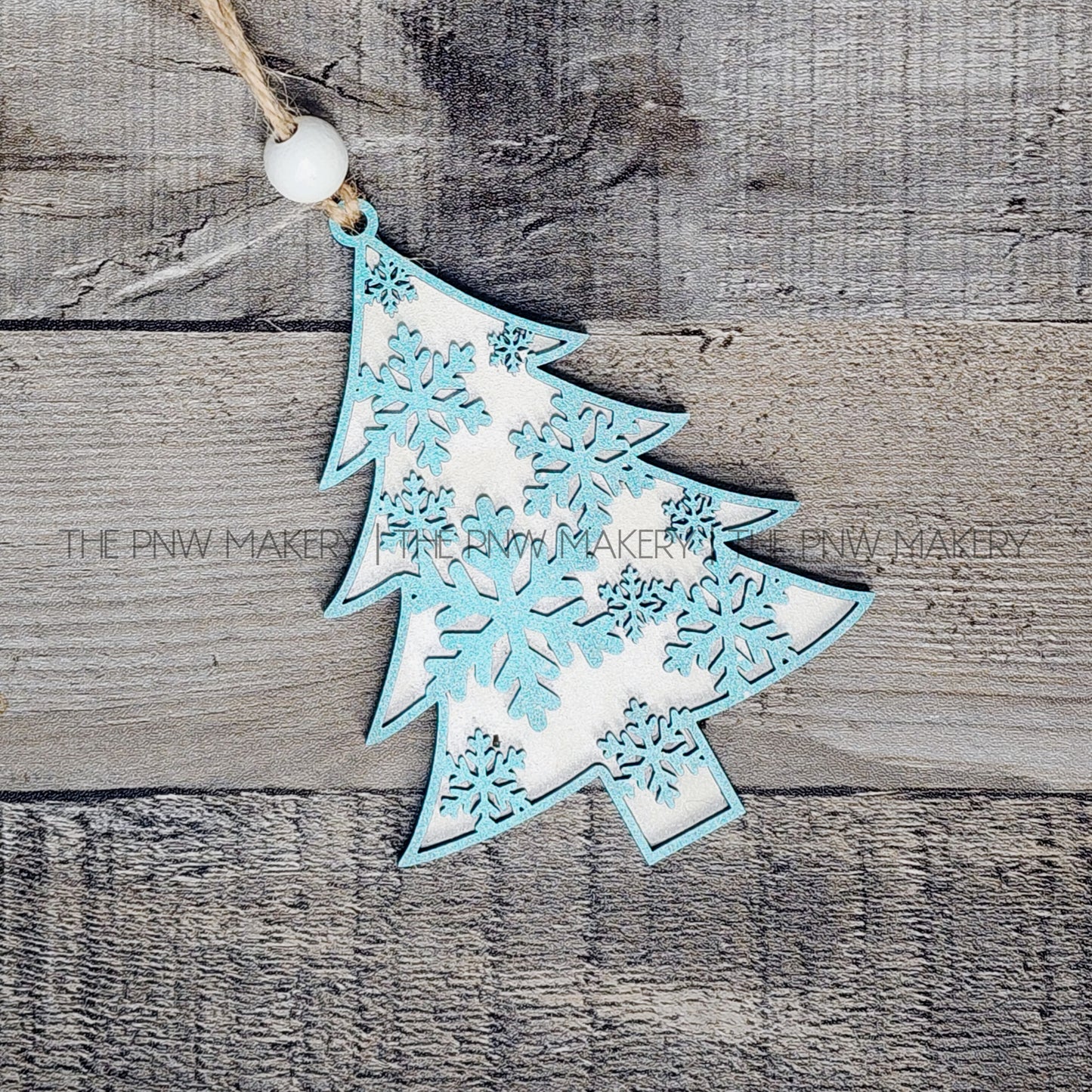 DIY Art Kit - Snowflake Tree Ornament