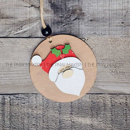 DIY Art Kit - Santa Ornament