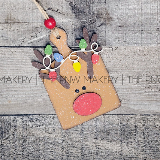 DIY Art Kit - Reindeer Breadboard Ornament