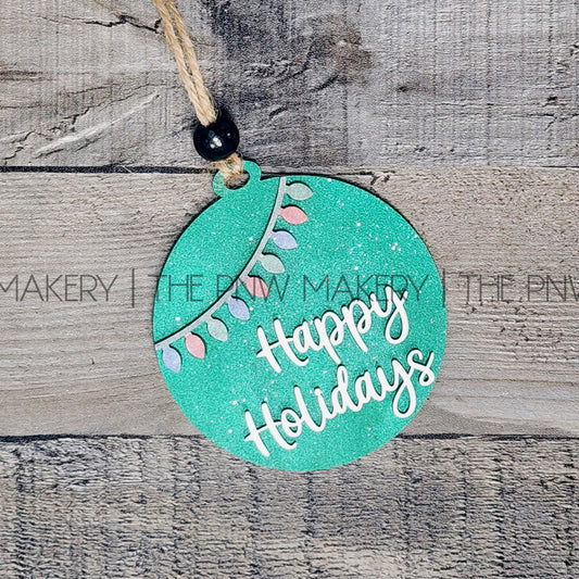 DIY Art Kit - Happy Holidays Ornament