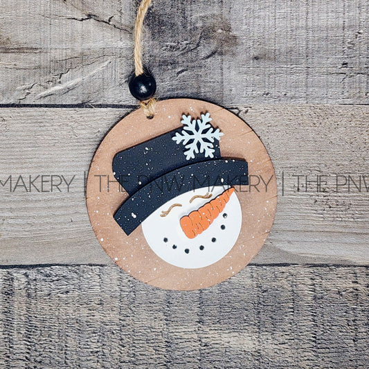 DIY Art Kit - Snowman Ornament