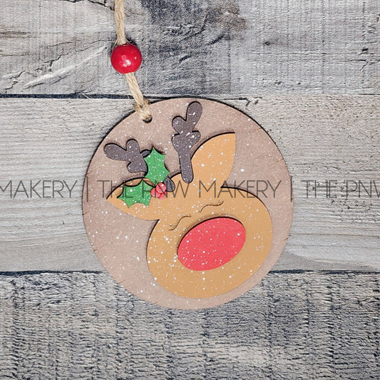 DIY Art Kit -Reindeer Ornament