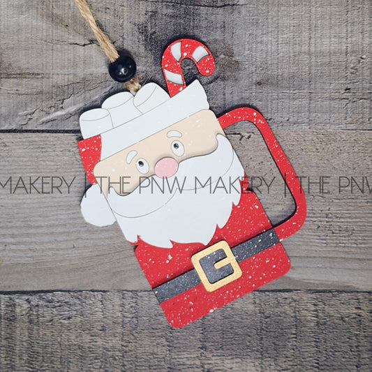 DIY Art Kit - Santa Mug Ornament