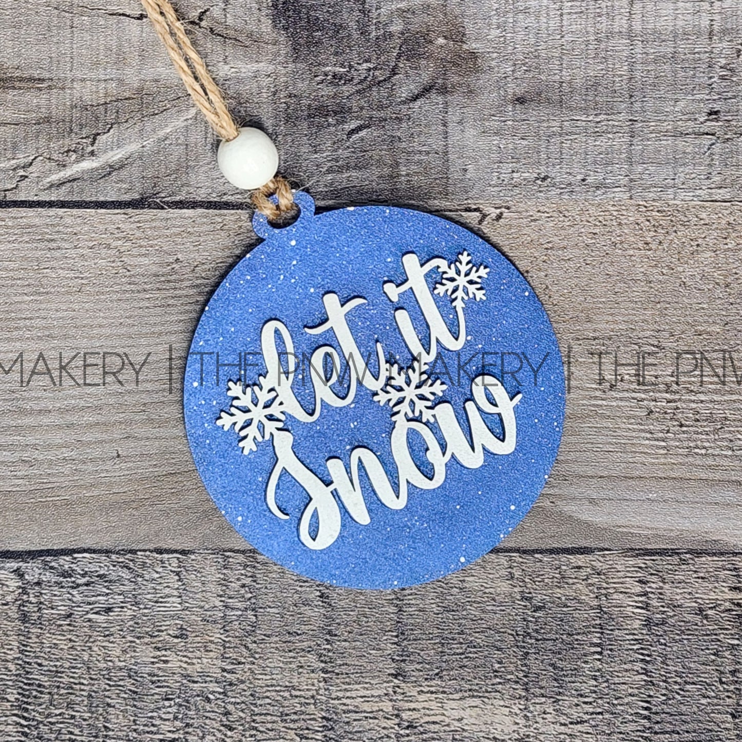 DIY Art Kit - Let It Snow Ornament