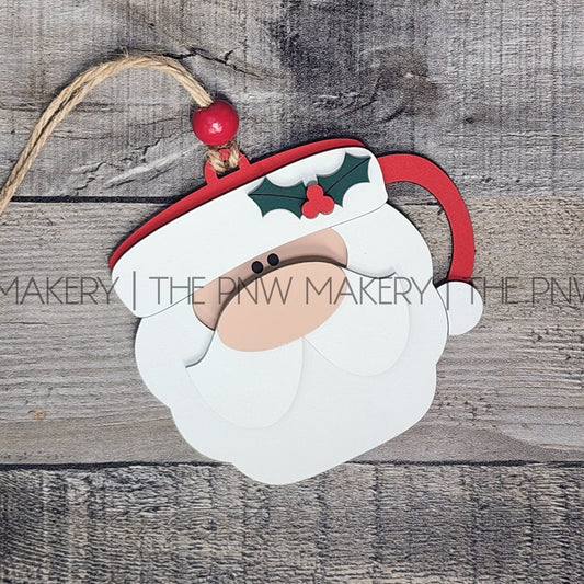 DIY Art Kit - Santa Face Mug Ornament