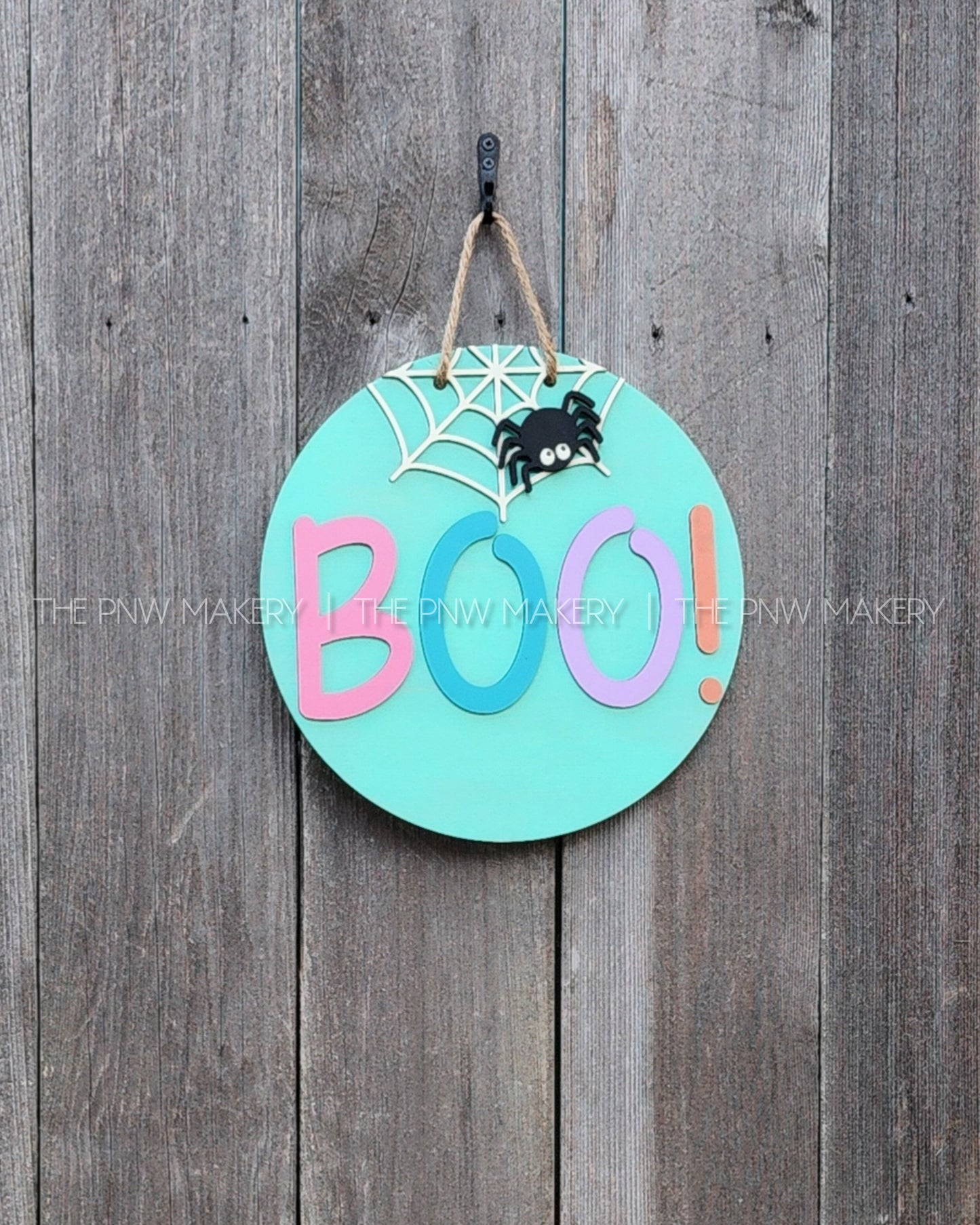 Door Sign - Pastel BOO! - 10"